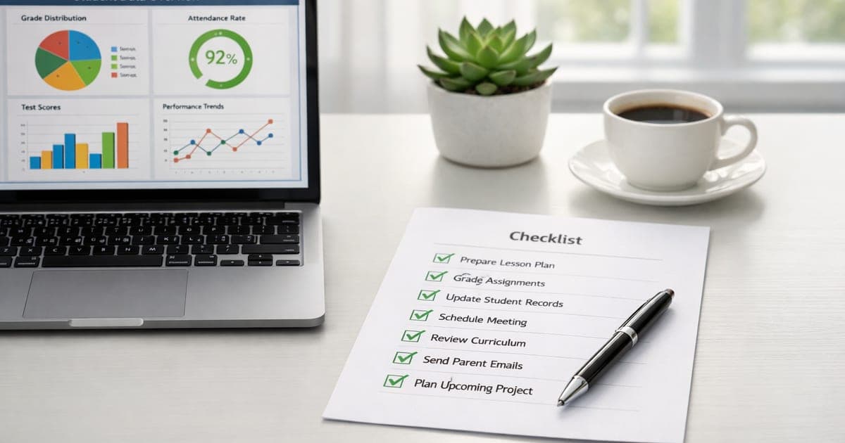 Comprehensive checklist for creating balanced elementary school class lists with step-by-step planning process